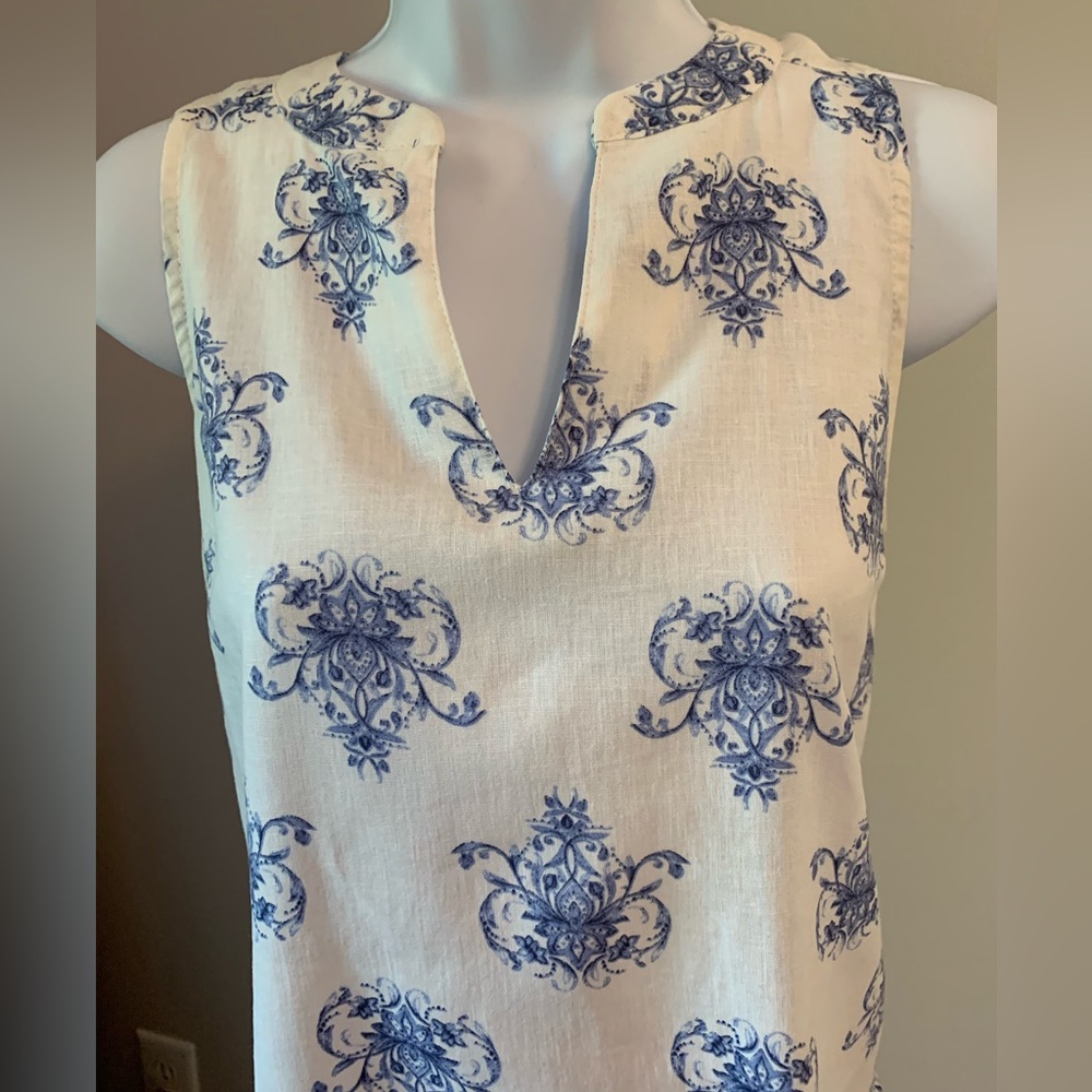 Jones New York linen Blend Tank